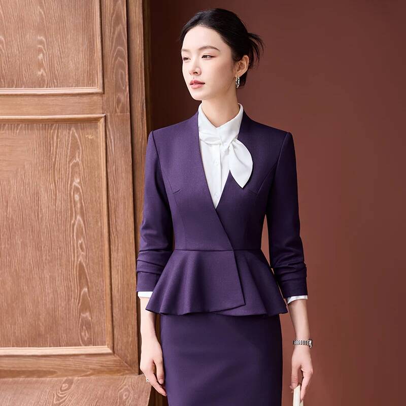 Women'S Formal Wear Pantsuits - ชุดสูทผู้หญิงคุณภาพสูงสำหรับงานออฟฟิศ ชุดทำงานมืออาชีพ ชุดสัมภาษณ์งาน ชุดเบลเซอร์และกางเกง