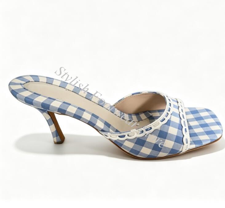 รองเท้าแตะส้นเตี้ยแบบสวมเปิดหน - Kitten Heel Women บทวิจารณ์และราคา