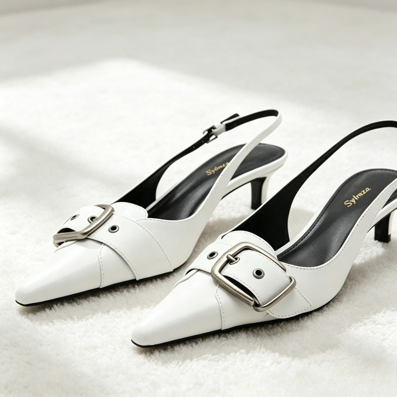 รองเท้าส้นสูงแบบเปิดส้น ดีไซน์ - Slingback Heel Formal บทวิจารณ์และราคา