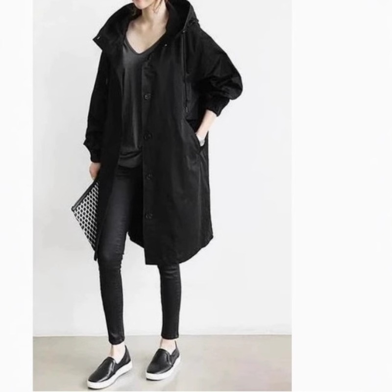 เสื้อโค้ทเทรนช์โค้ทผู้หญิงแฟชั - Trench Coat Formal บทวิจารณ์และราคา