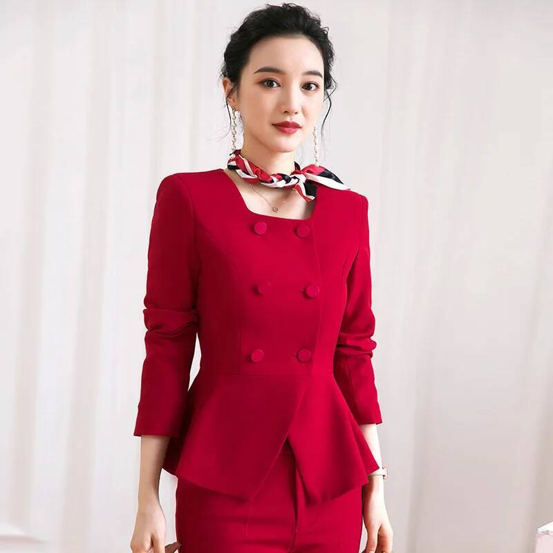 ชุดสูททำงานผู้หญิงสไตล์มืออาชี - Women'S Formal Wear Pantsuits บทวิจารณ์และราคา