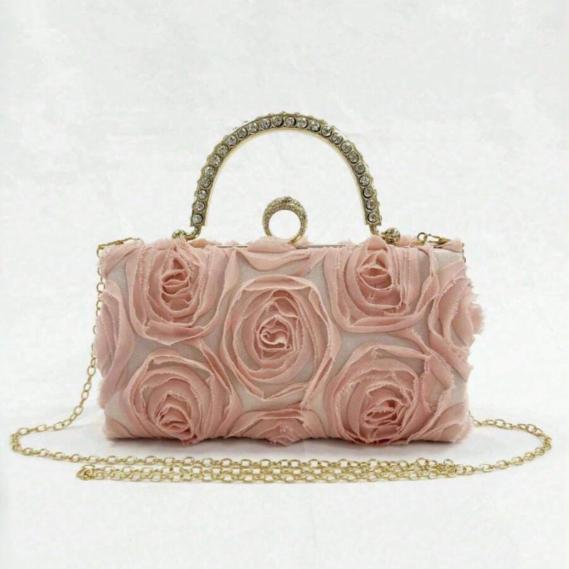 กระเป๋าถือทรงกล่องลายดอกไม้สุด - Women'S Holiday Formal Wear บทวิจารณ์และราคา