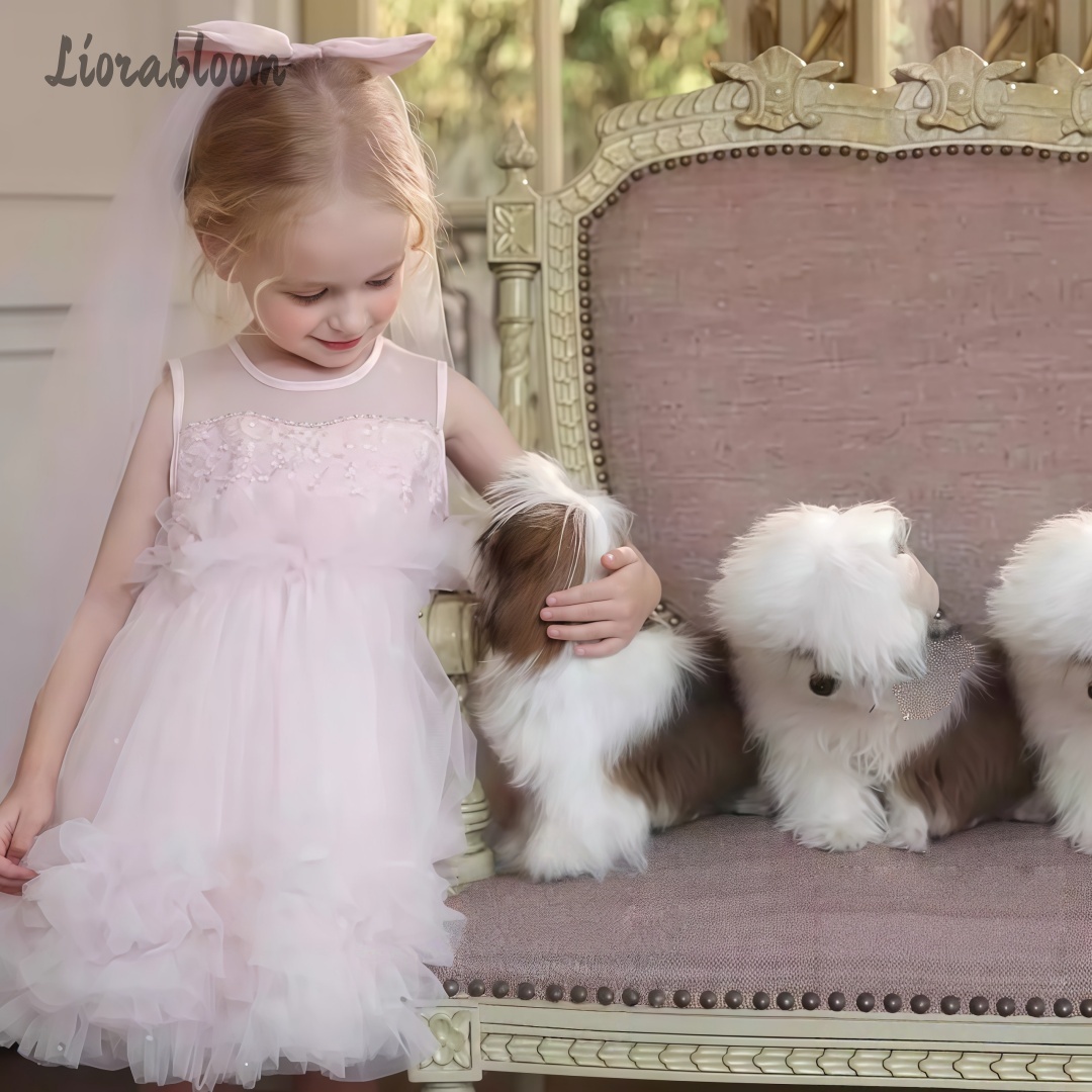 ชุดเดรสเด็กผู้หญิงผ้าทูลล์ กระ - Formal Attire Woman บทวิจารณ์และราคา