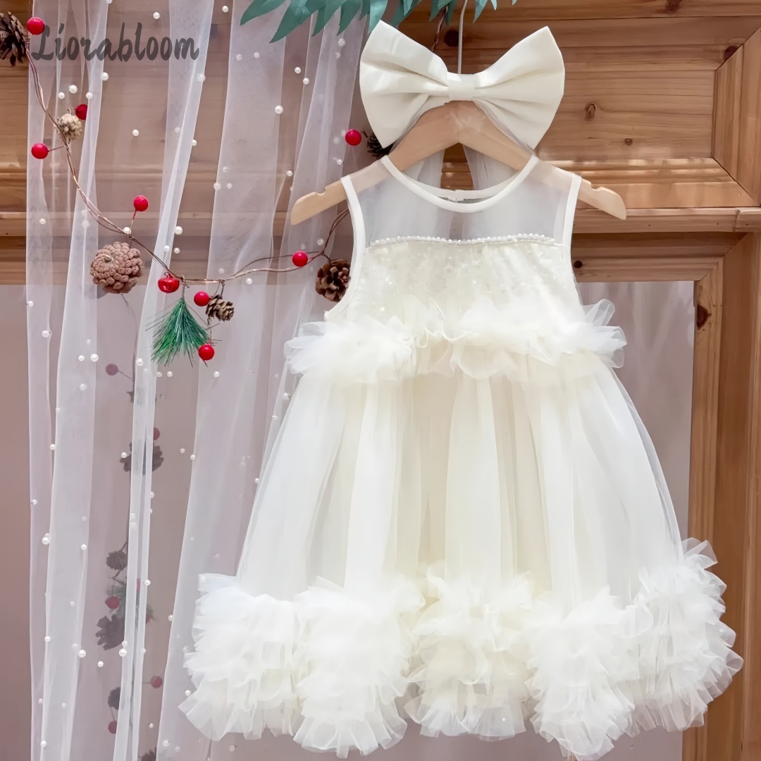 ชุดเดรสเด็กผู้หญิงผ้าทูลล์ กระ - Formal Attire Woman บทวิจารณ์และราคา