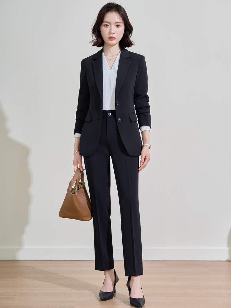 ชุดสูทสีน้ำเงินกรมท่าสำหรับผู้ - Women'S Formal Wear Pantsuits บทวิจารณ์และราคา