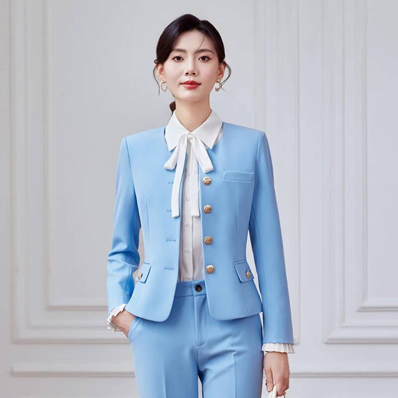 ชุดสูททำงานผู้หญิงสไตล์หรูหรา  - Women'S Formal Wear Pantsuits บทวิจารณ์และราคา
