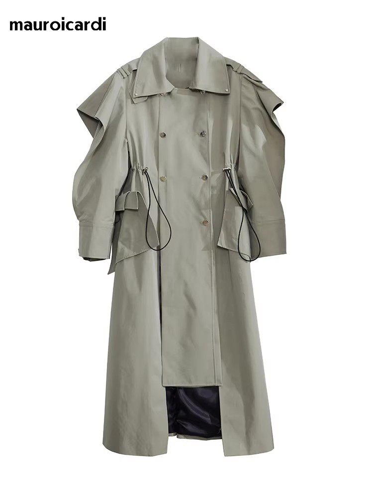 Mauroicardi ฤดูใบไม้ผลิยาวขนาด - Trench Coat Formal บทวิจารณ์และราคา