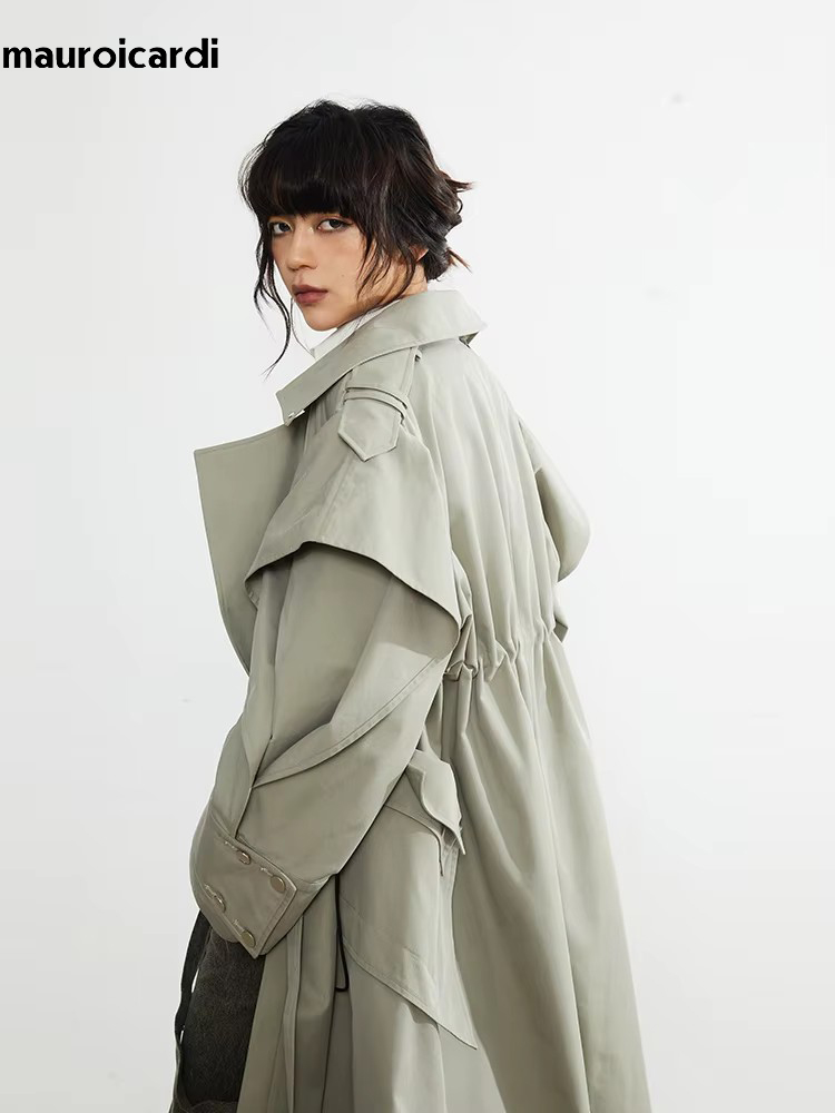 Mauroicardi ฤดูใบไม้ผลิยาวขนาด - Trench Coat Formal บทวิจารณ์และราคา