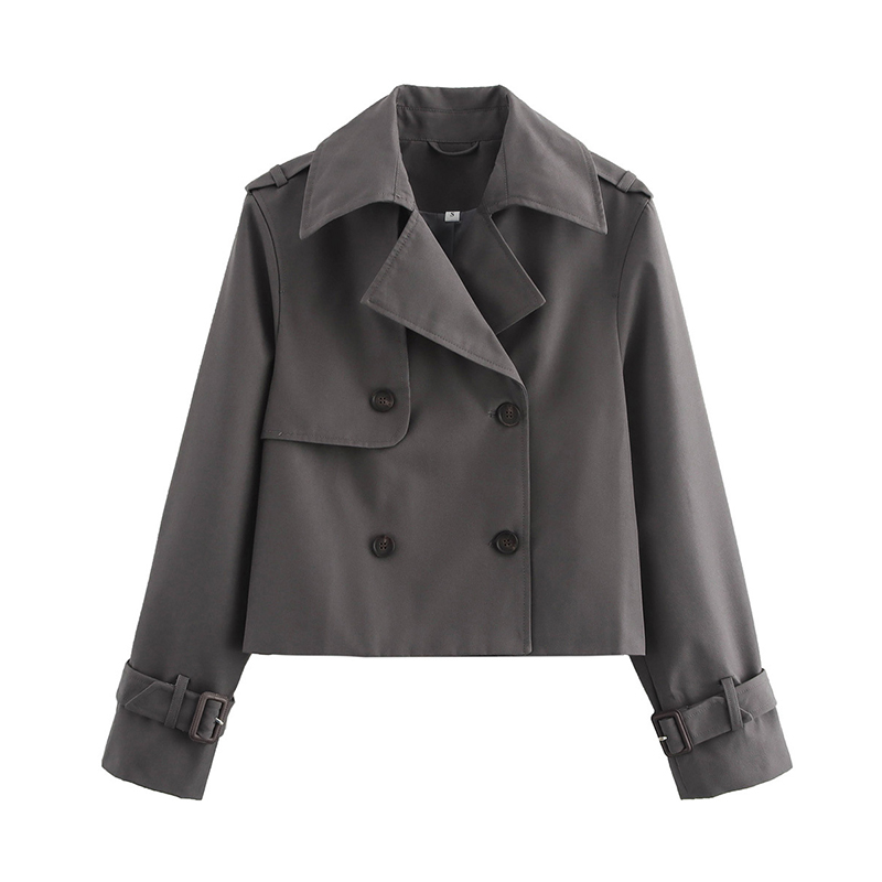 เสื้อโค้ทผู้หญิงทรงครอปสำหรับฤ - Trench Coat Formal บทวิจารณ์และราคา