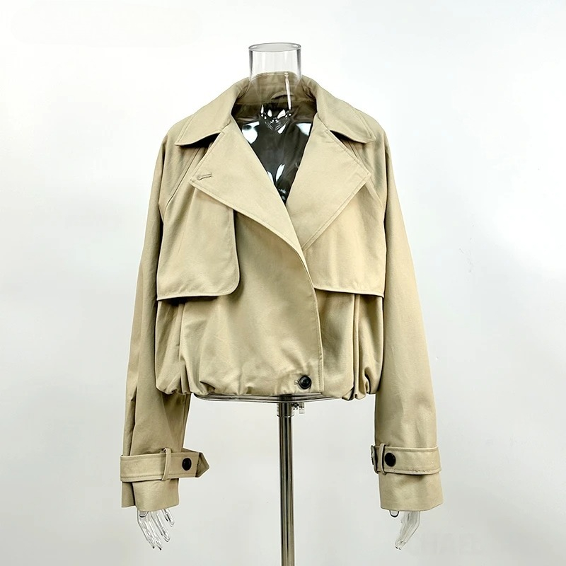 เสื้อโค้ทเทรนช์สั้นสำหรับผู้หญ - Trench Coat Formal บทวิจารณ์และราคา