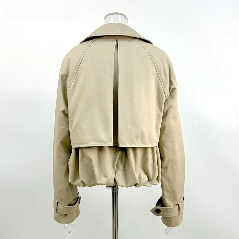 เสื้อโค้ทเทรนช์สั้นสำหรับผู้หญ - Trench Coat Formal บทวิจารณ์และราคา