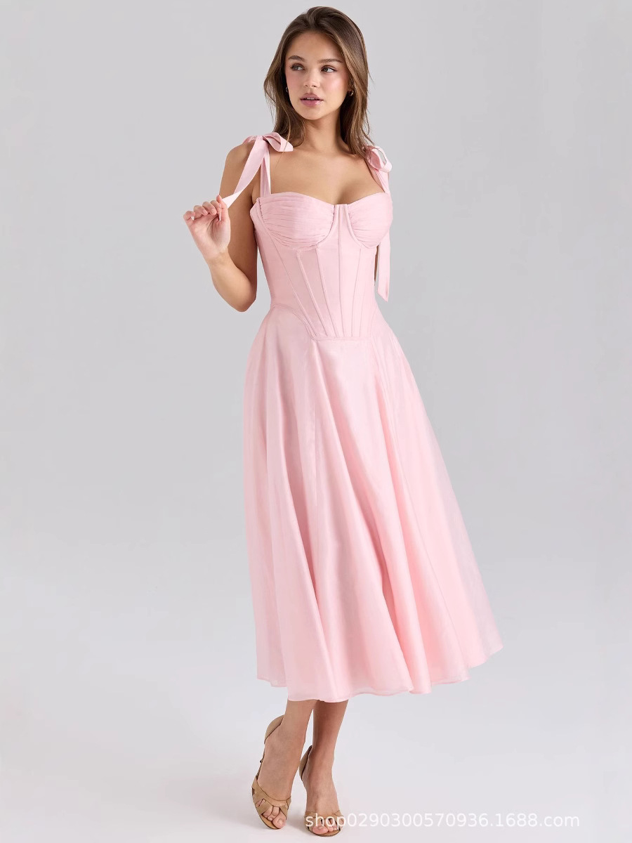เซ็กซี่สีชมพูผู้หญิงพรหมชุดสาย - Women'S Holiday Formal Wear บทวิจารณ์และราคา