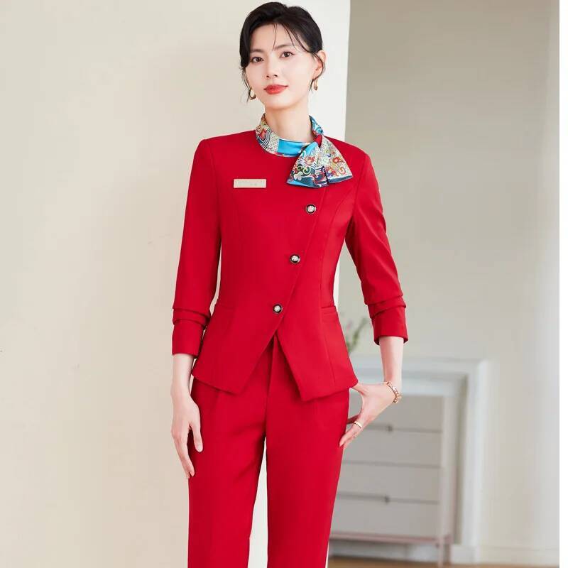 ชุดกางเกงสูทสไตล์หรูหราสำหรับผ - Women'S Formal Wear Pantsuits บทวิจารณ์และราคา