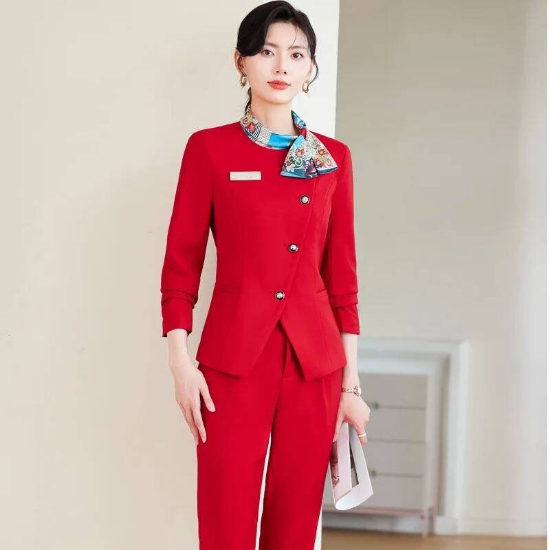ชุดกางเกงสูทสไตล์หรูหราสำหรับผ - Women'S Formal Wear Pantsuits บทวิจารณ์และราคา