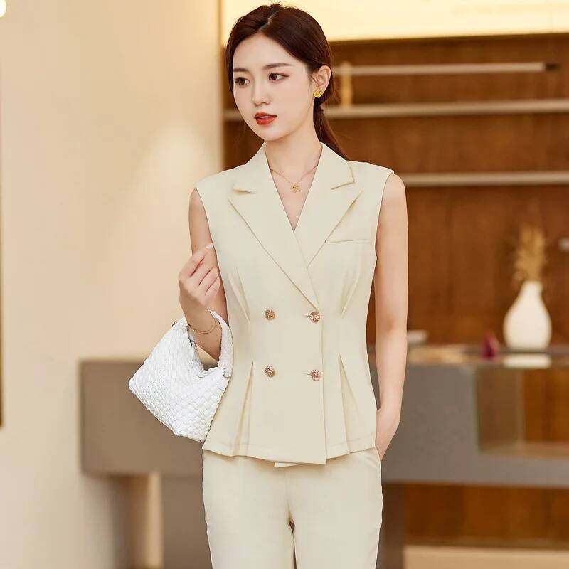 ชุดสูทผู้หญิงแบบหรูหรา 2 ชิ้น  - Women'S Formal Wear Pantsuits บทวิจารณ์และราคา