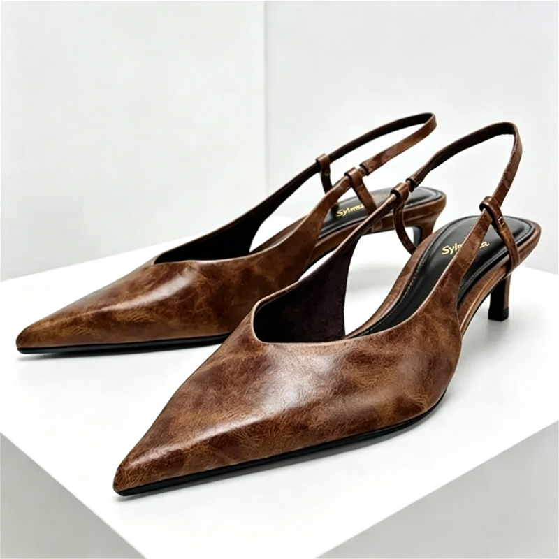 รองเท้าส้นสูงแบบมีสายรัดส้น ดี - Slingback Heel Formal บทวิจารณ์และราคา