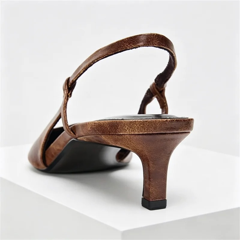 รองเท้าส้นสูงแบบมีสายรัดส้น ดี - Slingback Heel Formal บทวิจารณ์และราคา