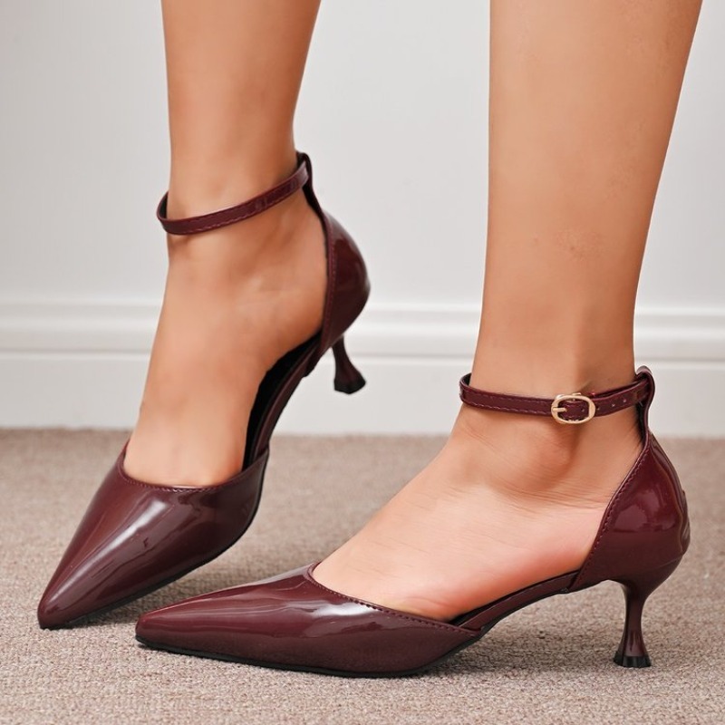 รองเท้าส้นสูงหัวแหลมสำหรับผู้ห - Kitten Heel Women บทวิจารณ์และราคา