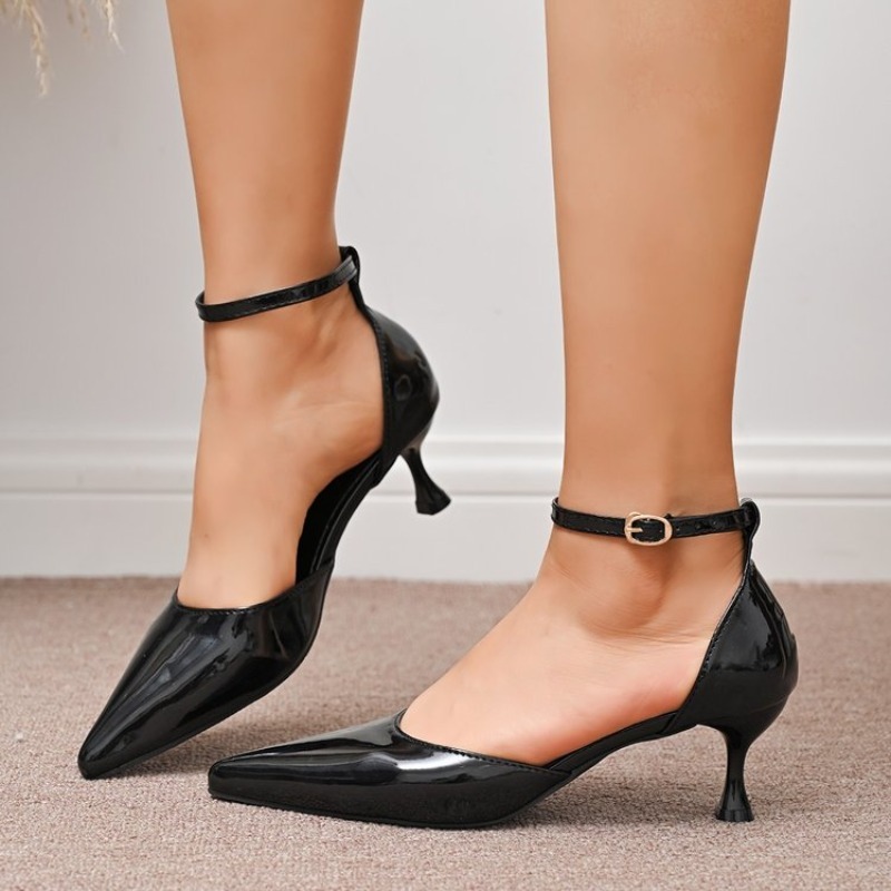 รองเท้าส้นสูงหัวแหลมสำหรับผู้ห - Kitten Heel Women บทวิจารณ์และราคา