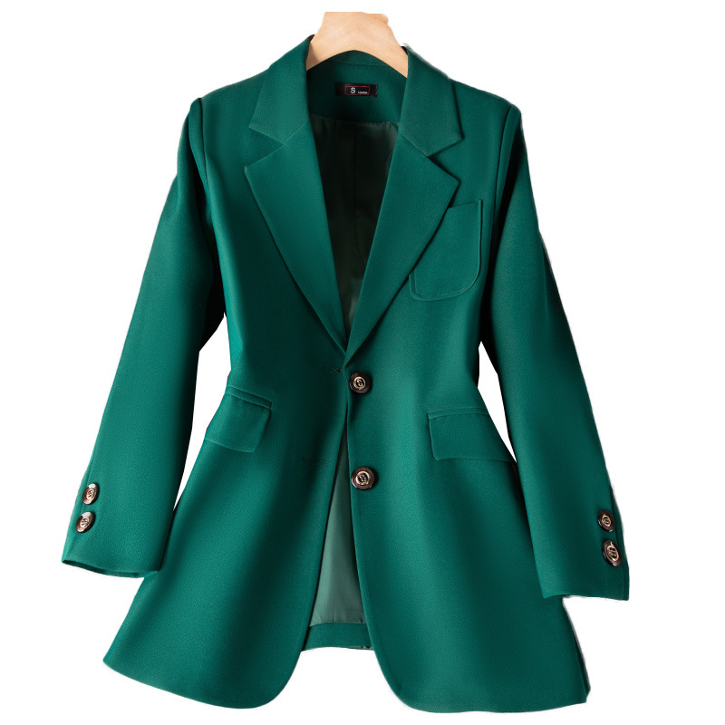 สีฟ้าสีดําสีเขียวผู้หญิงอย่างเ - Women'S Formal Wear Jackets บทวิจารณ์และราคา